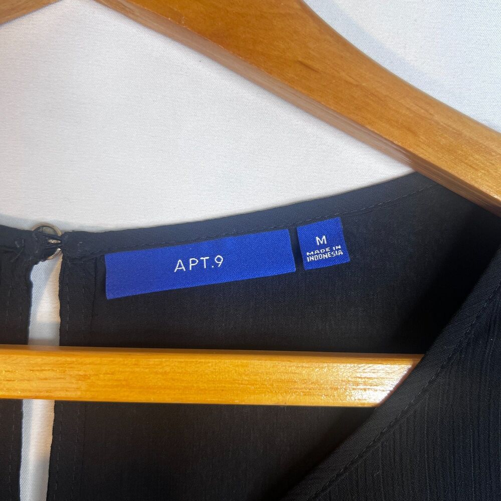 Apt 9 Floral Sheer Sleeve Color Block Boho Cottag… - image 6